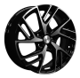 Легковой диск Khomen Wheels KHW1722 6,5x17 5x108 ET33 60,1 Black-FP