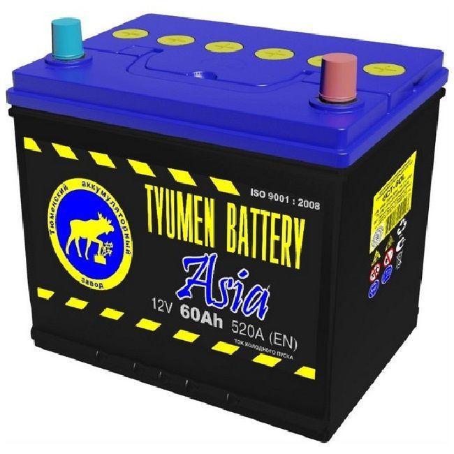 Тюмень Asia 6CT60LRASIA 60А/ч-12V ст EN550 европейские обратная 232x173x225